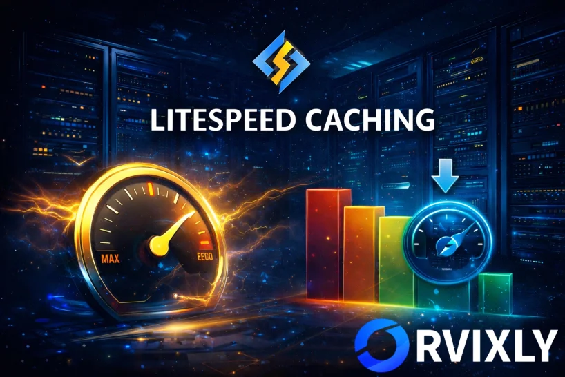 LiteSpeed_caching_Orvixly LiteSpeed caching performance illustration in data center